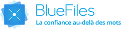 Logo bluefiles